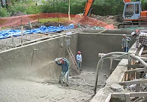 shotcrete pool contractors