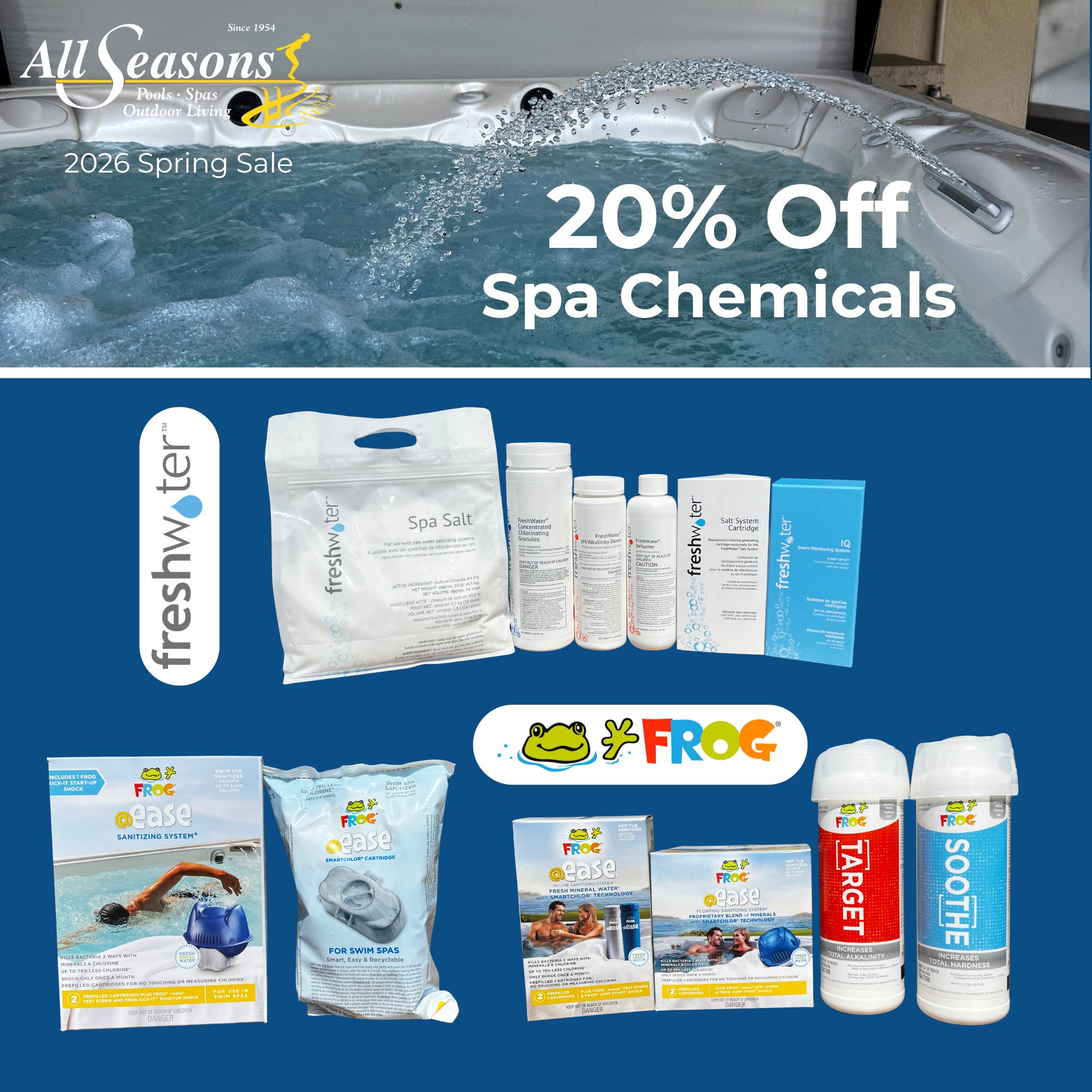 2026 Spring Sale Page 16 - Spa Chemicals